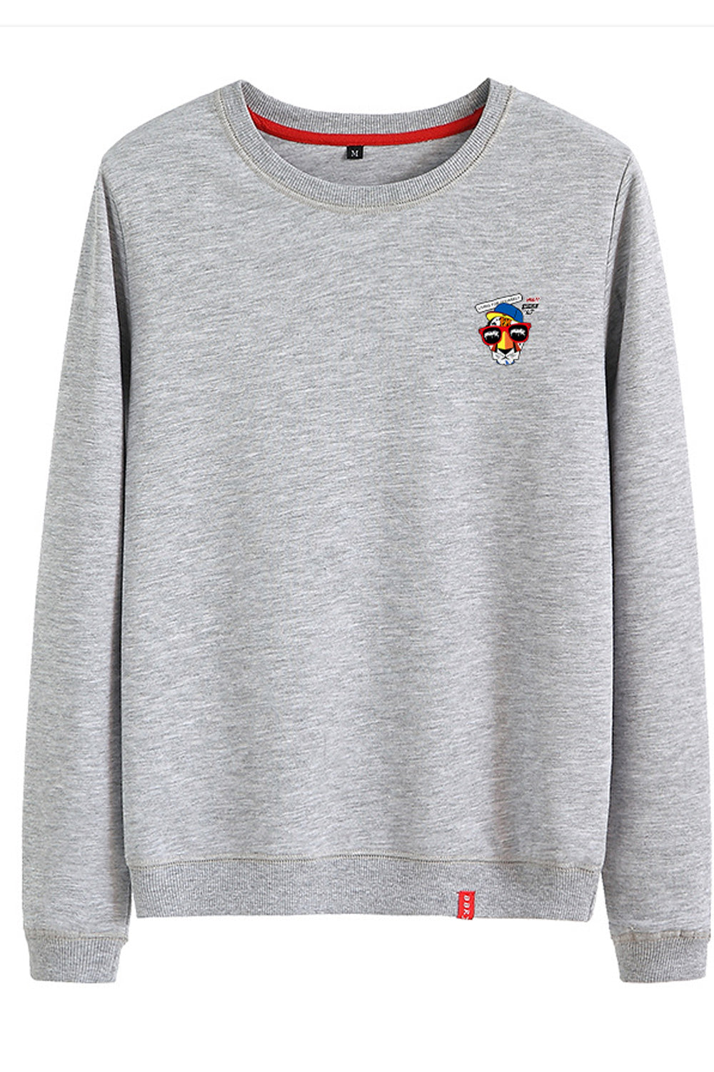 Women Decent Styled Round Neck Awesome Solid Pattern Sweatshirt