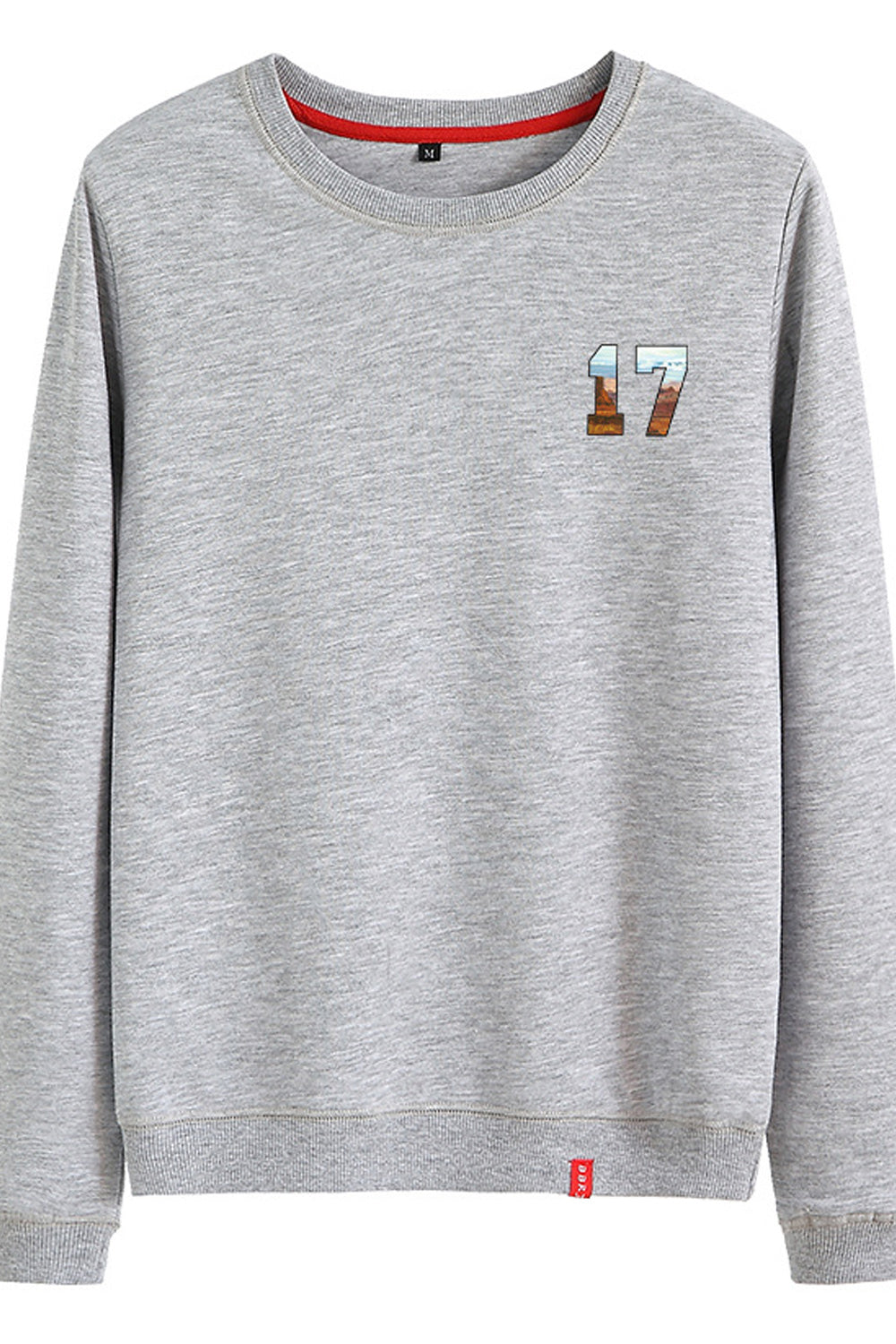 Women Simple Solid Pattern Comfortable Round Neck Soft Sweatshirt