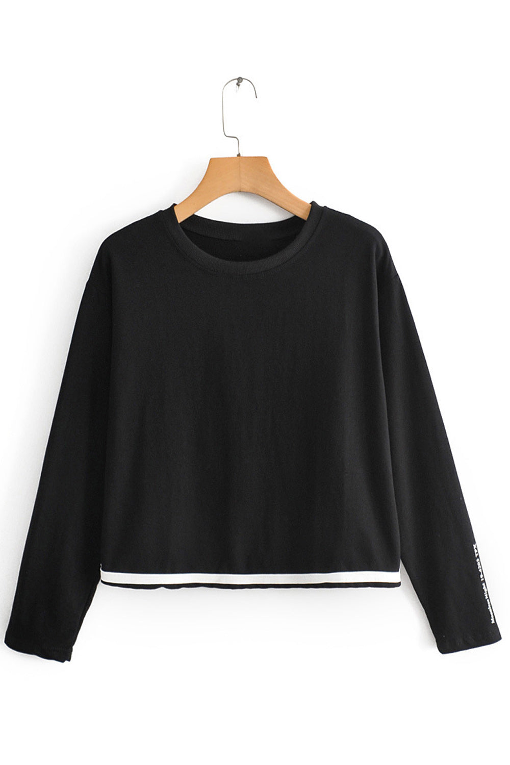 Women Solid Colored Long Sleeve Casual Autumn Season Sweatshirt