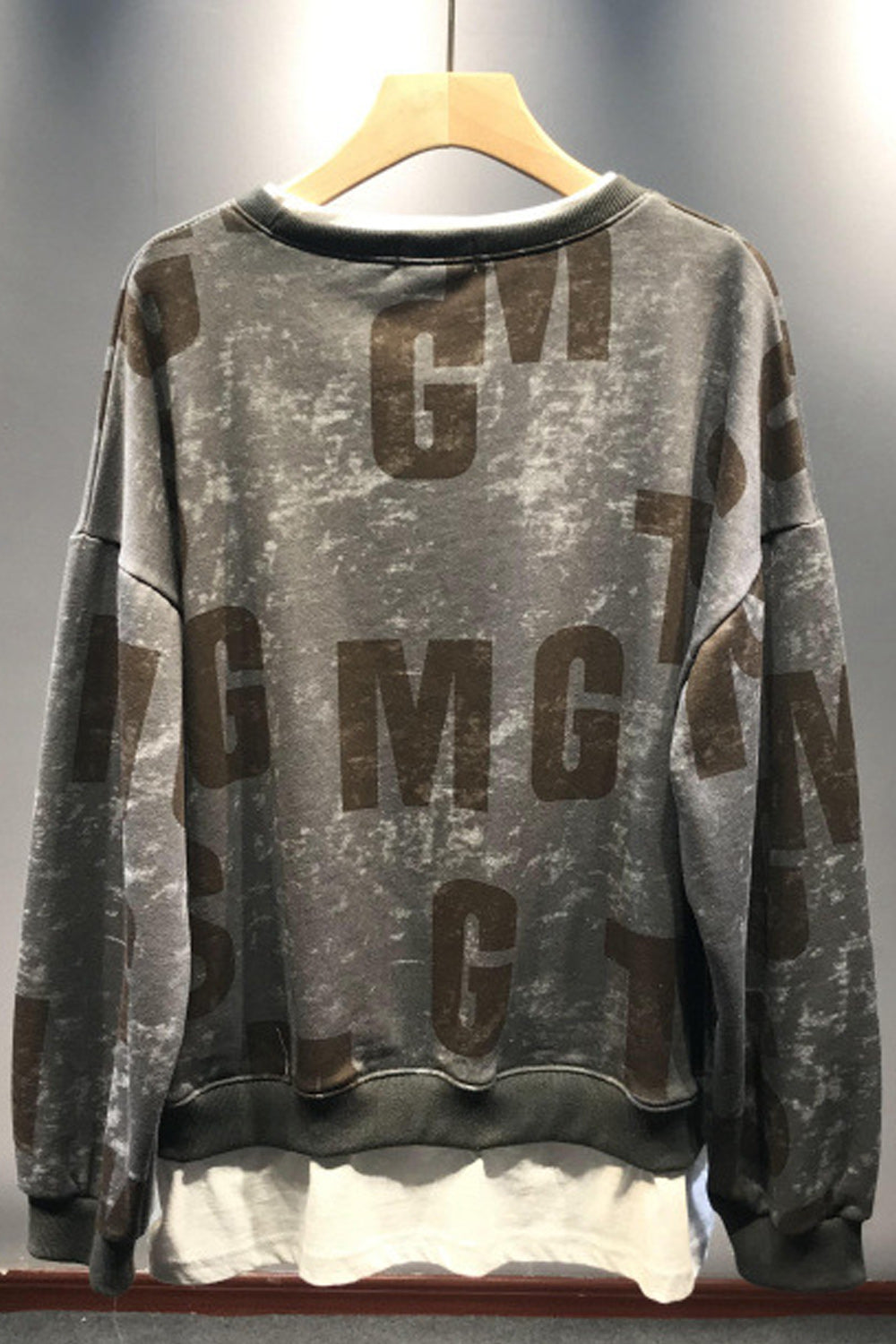 Women Breathable Round Neck Long Sleeve Cozy Winter Sweatshirt