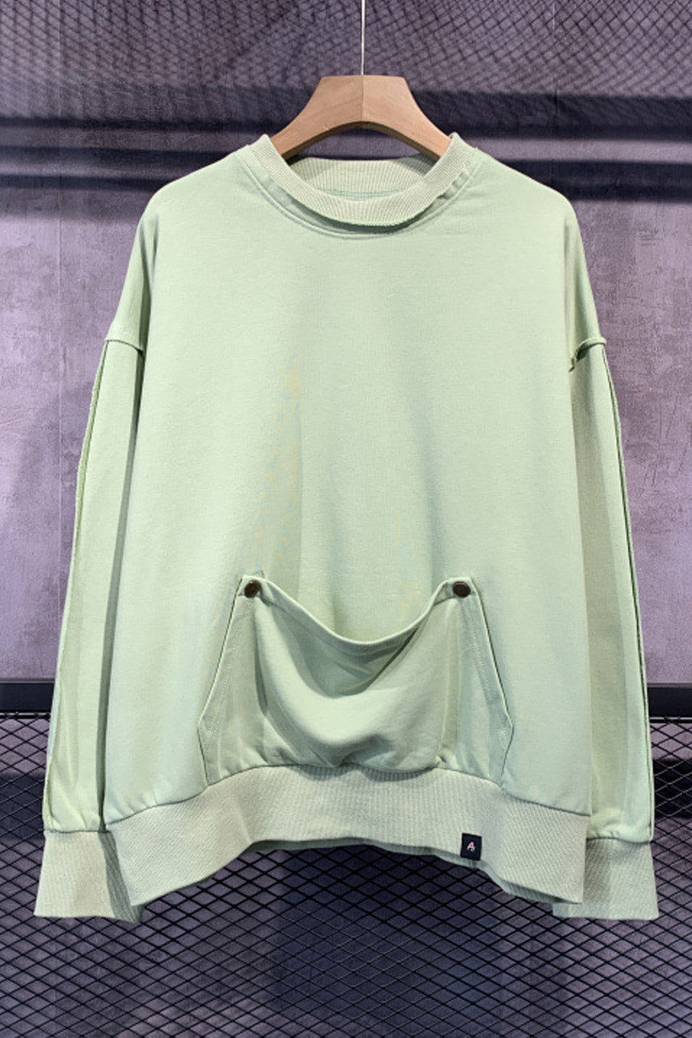 Women Solid Colored Elegant Styled Cozy Loose Sweatshirt