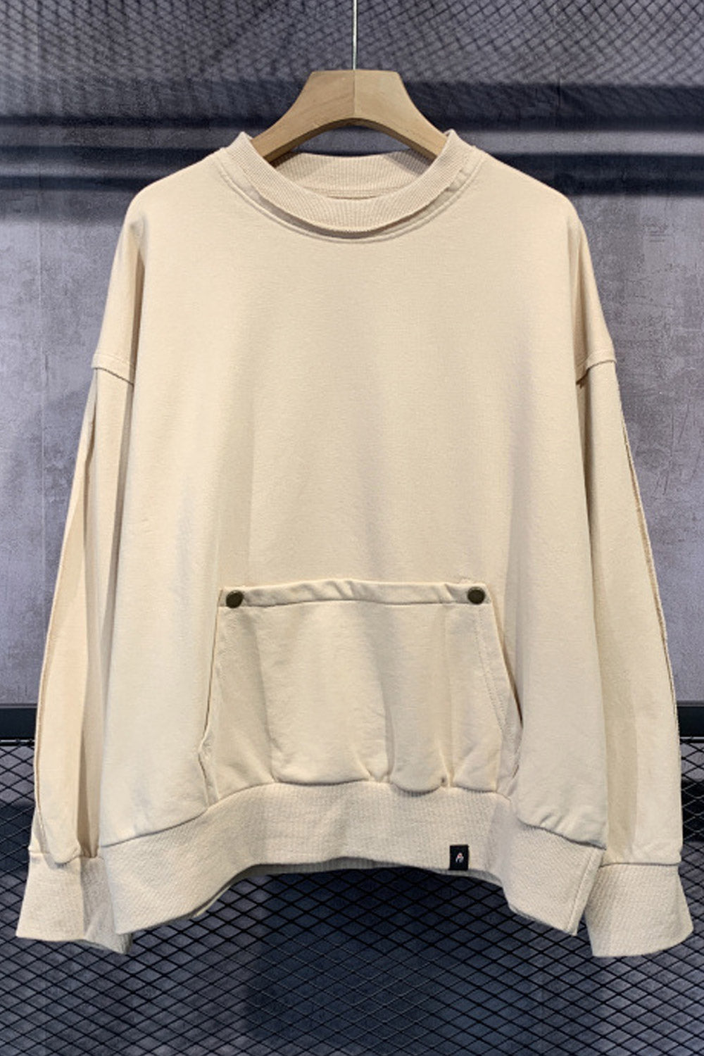 Women Solid Colored Elegant Styled Cozy Loose Sweatshirt
