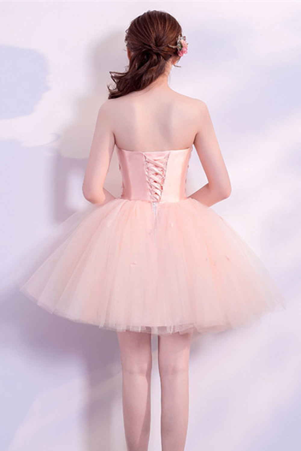 Women Magnificent Elegant Solid Pattern Loose Long Skirt Wedding Dress