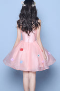 Women Breathable Off-Shoulder Flower Decorated Elegant Evening Dress