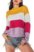 Women Beautiful Outerwear Warm Crew Neck Winter Sweater