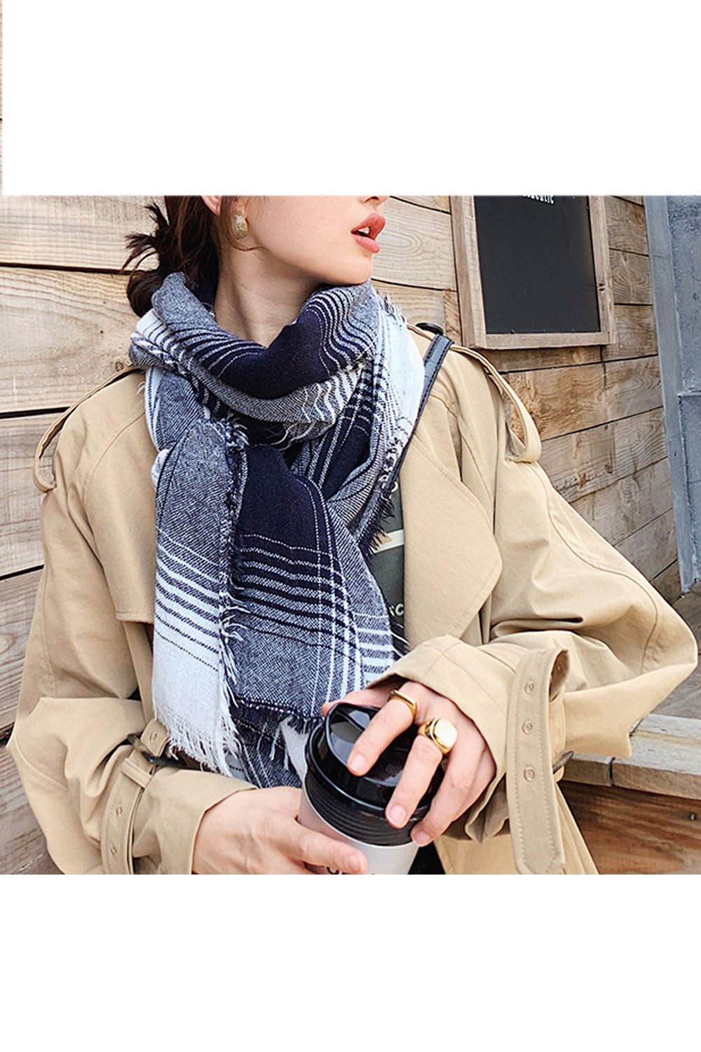 Women Cashmere Warm Stylish Winter Season Muffler