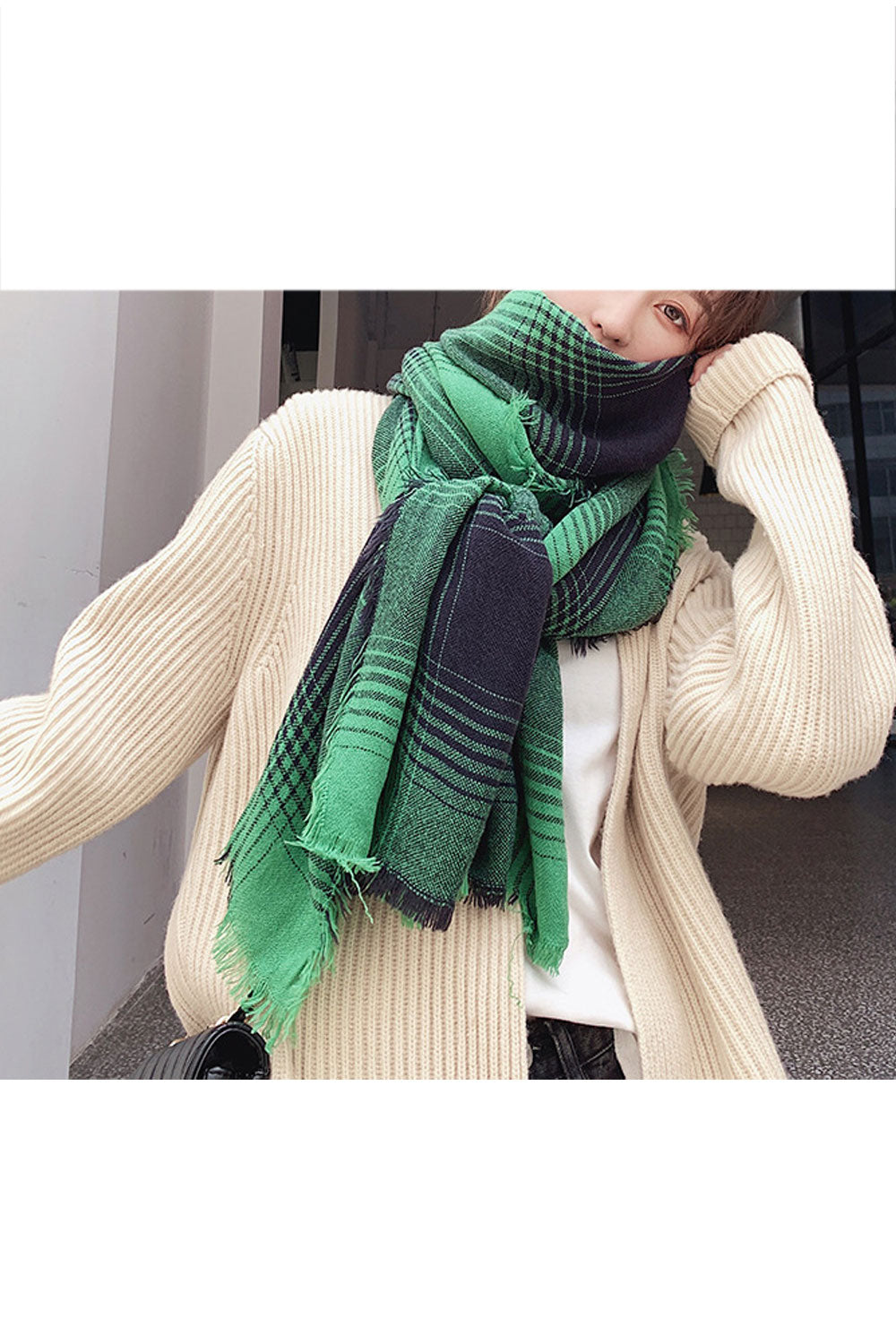 Women Cashmere Warm Stylish Winter Season Muffler