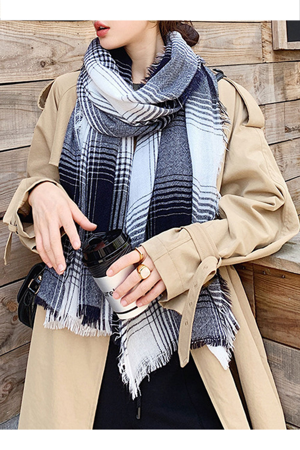 Women Cashmere Warm Stylish Winter Season Muffler