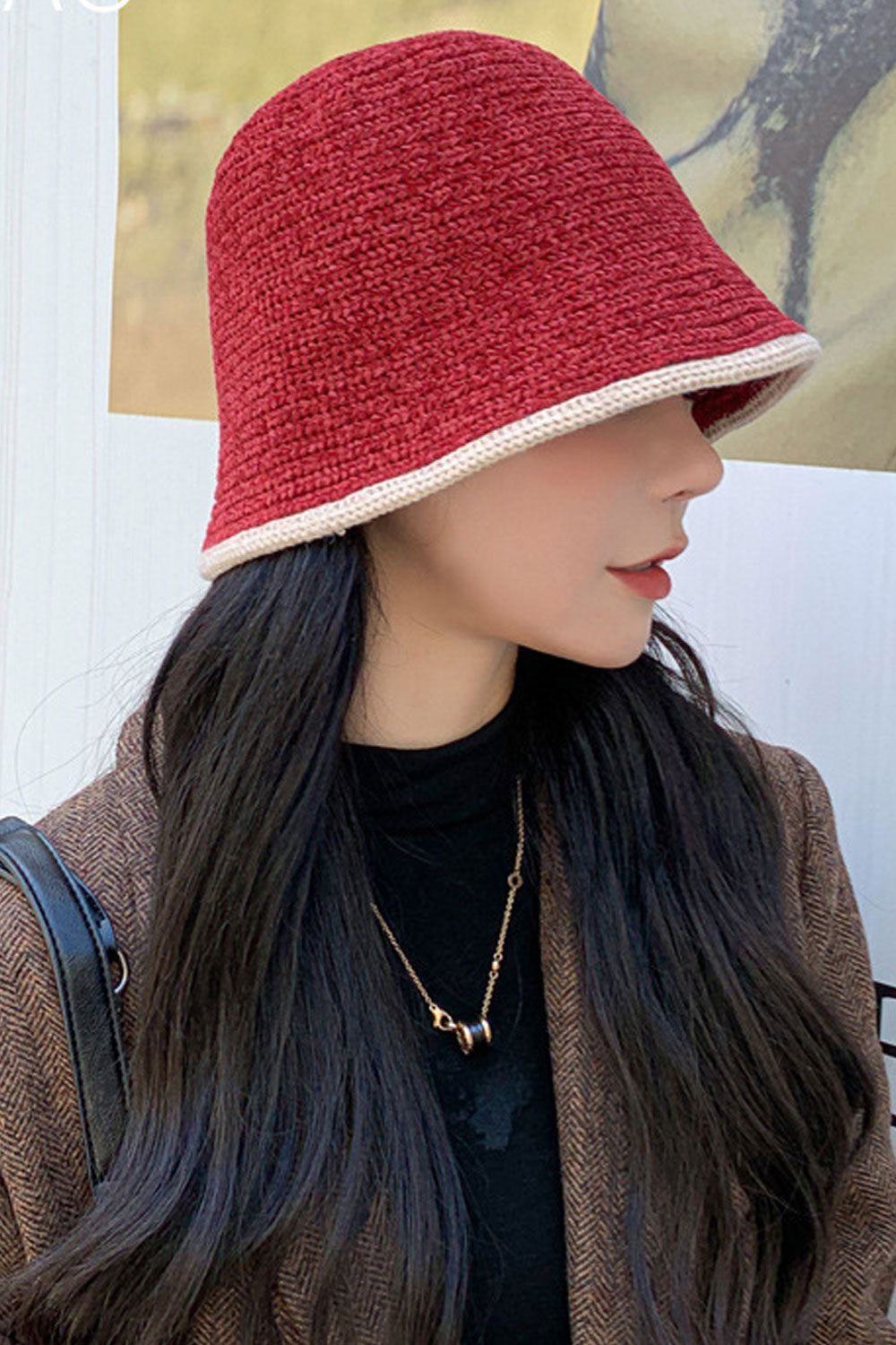 Women Solid Colored Autumn Season Knitted Beret Hat