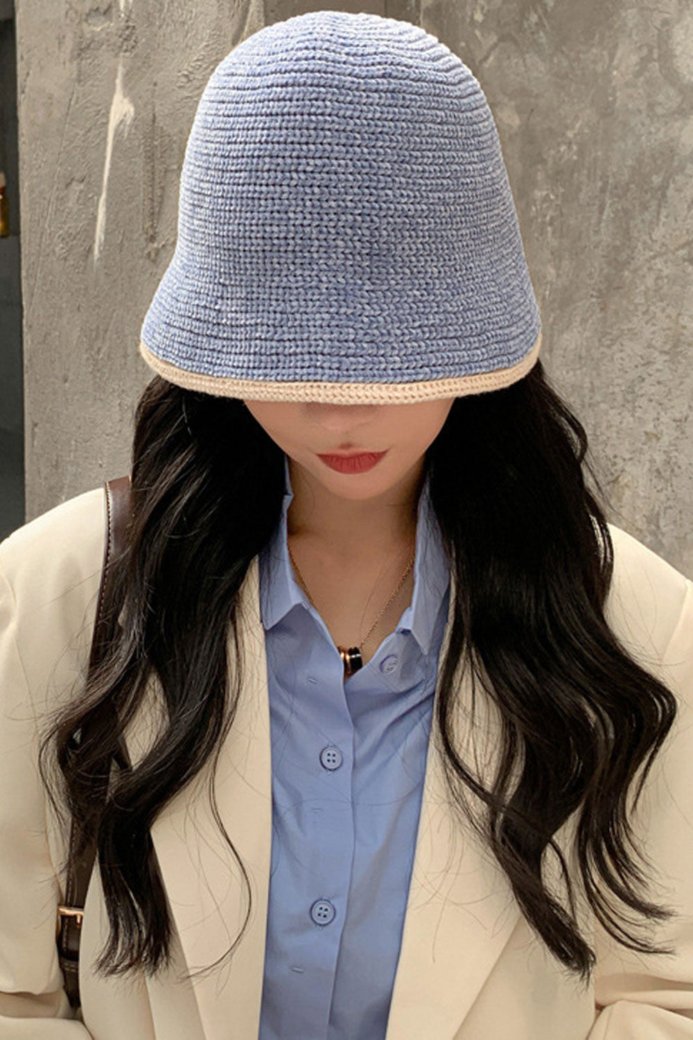 Women Solid Colored Autumn Season Knitted Beret Hat