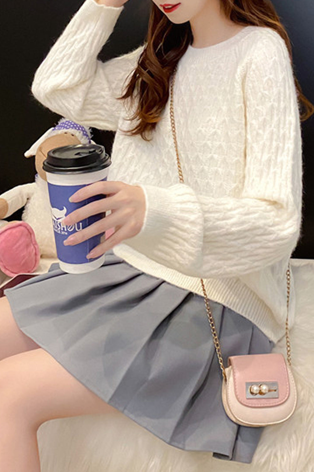 Women Classic Fit Long Sleeve Warm Pullover Fashion Sweater