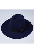 Women Ribbon Attached Solid Colored Elegant Beret Hat