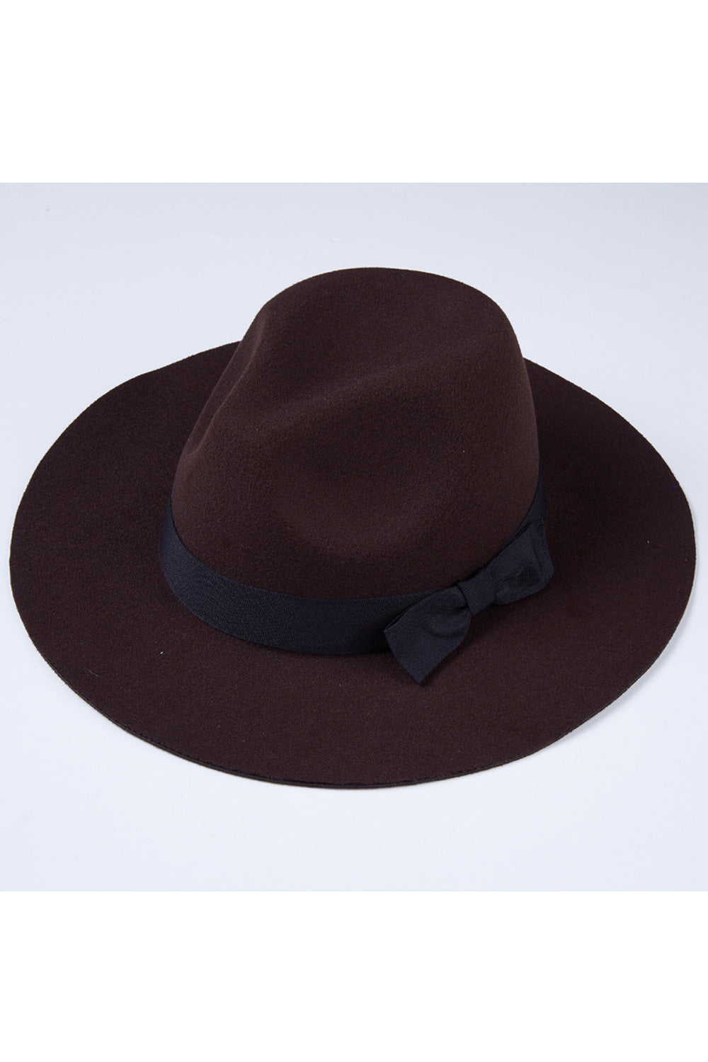 Women Ribbon Attached Solid Colored Elegant Beret Hat