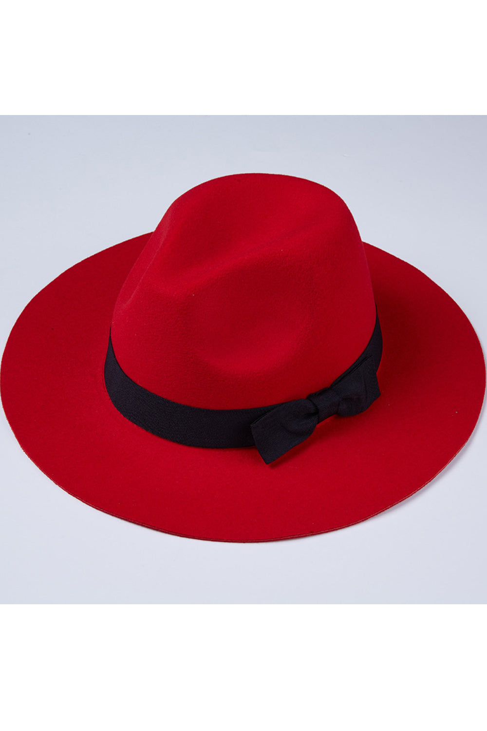 Women Ribbon Attached Solid Colored Elegant Beret Hat