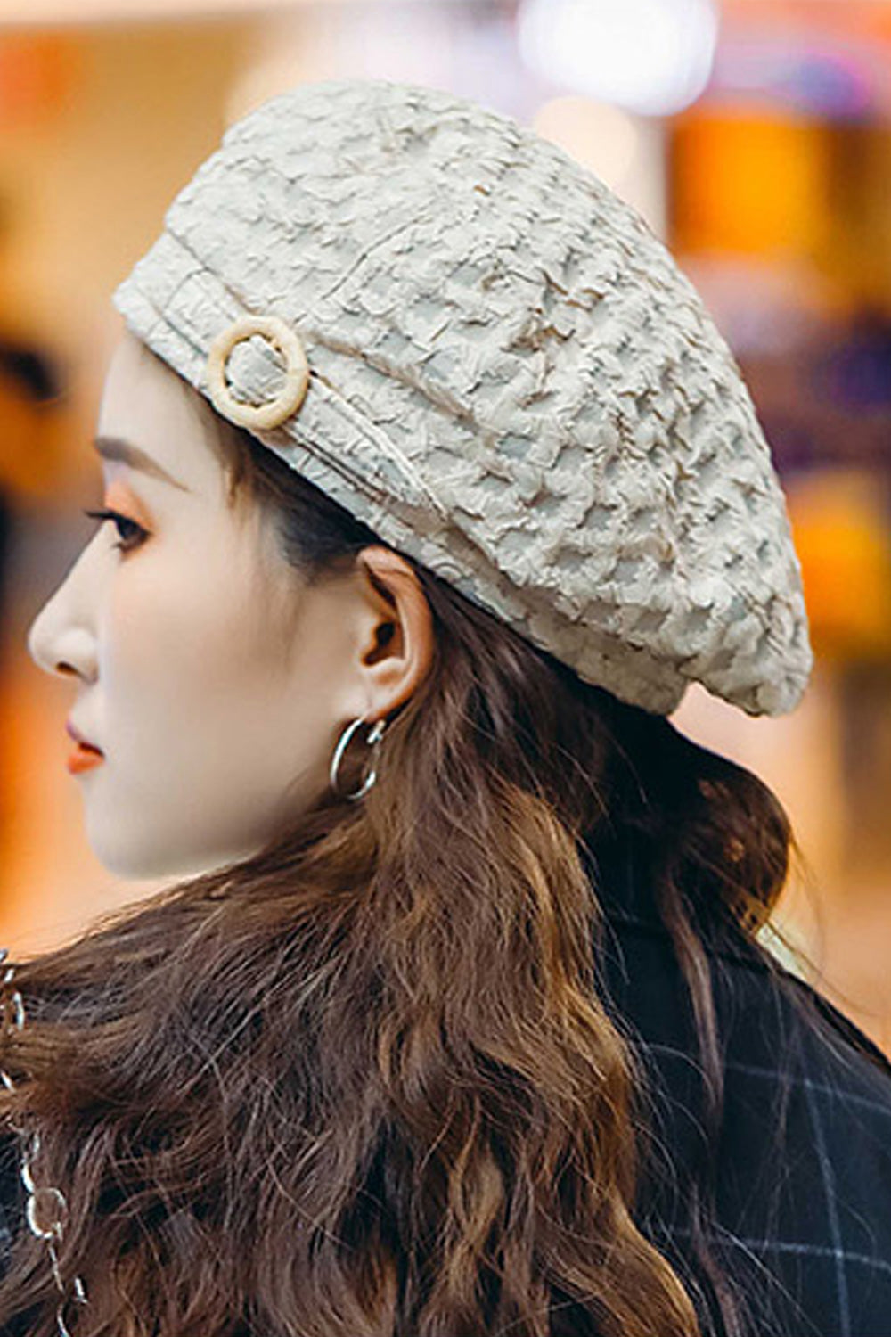 Women Cute Solid Colored Trendy Winter Beret Hat