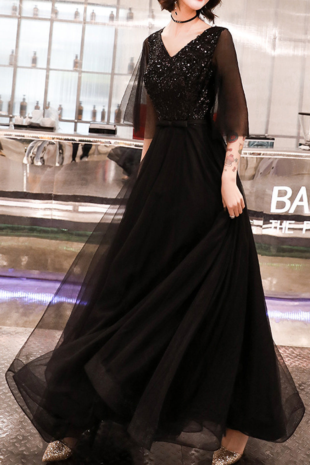 Women Thin Long Skirt Breathable Solid Pattern Charming Wedding Dress