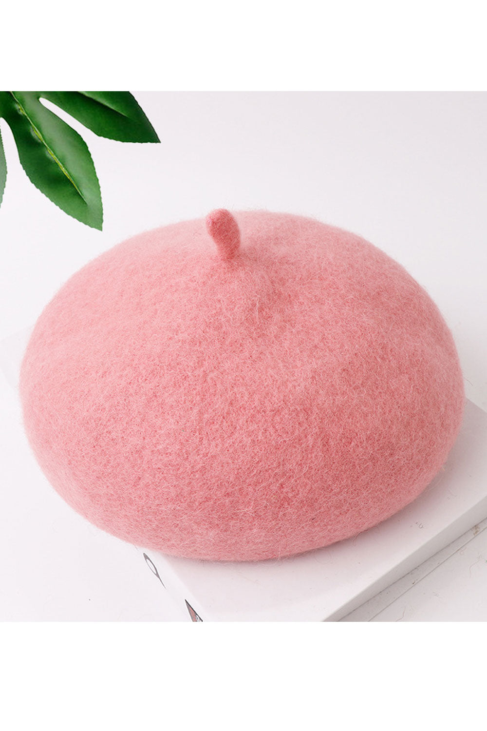 Women Pretty Solid Colored Soft Beret Hat