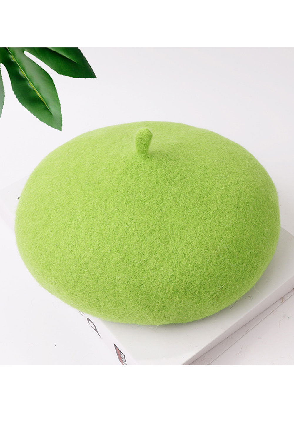 Women Pretty Solid Colored Soft Beret Hat