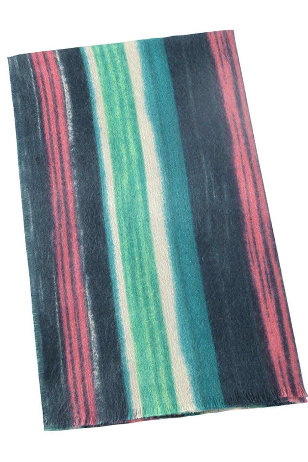 Women Pretty Striped Pattern Fashionable Warm Muffler