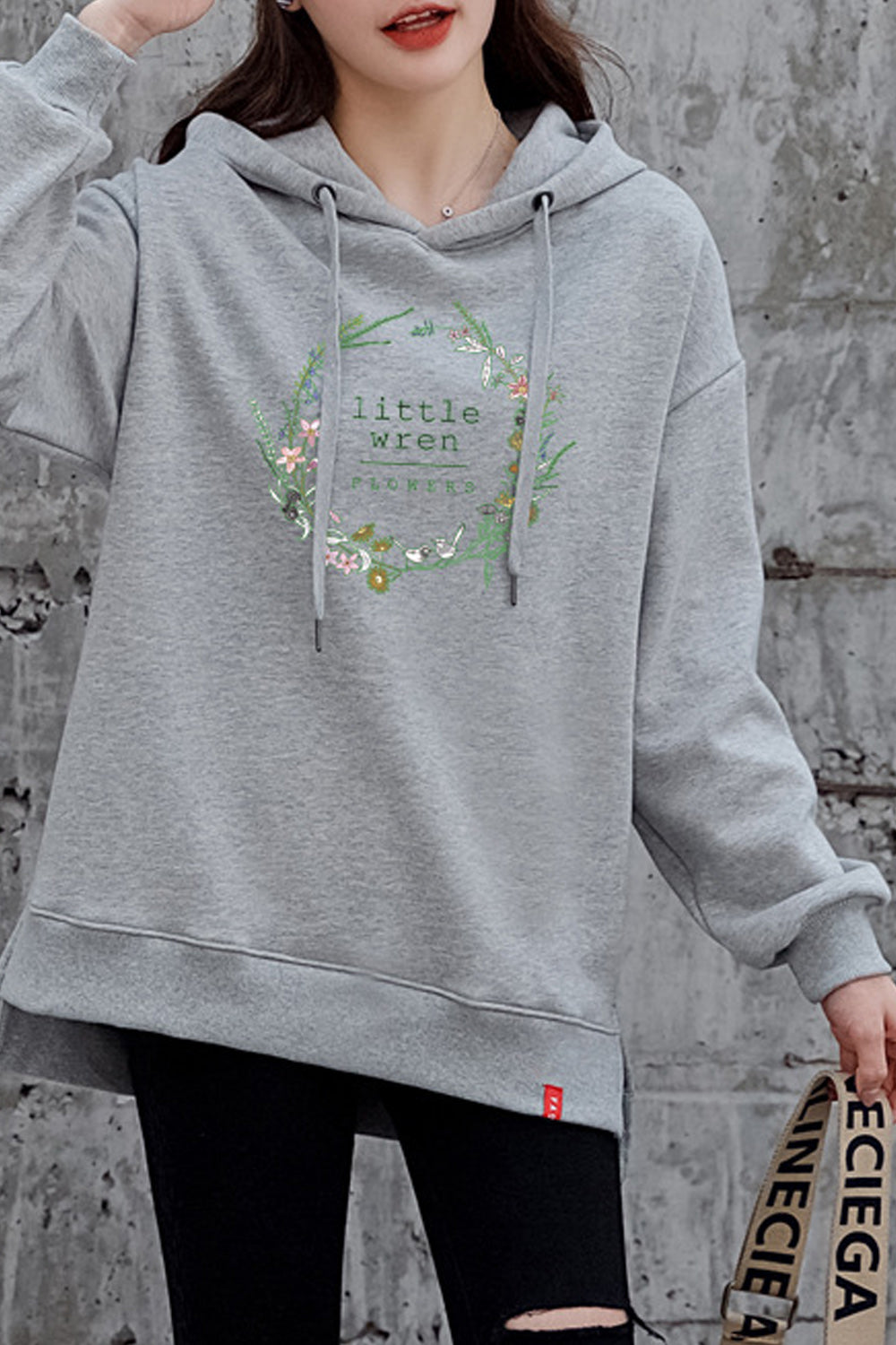 Women Elasticated Hem & Cuff Long Sleeve Classy Hoodie