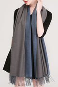 Women Convenient Warm Solid Colored Elegant Muffler