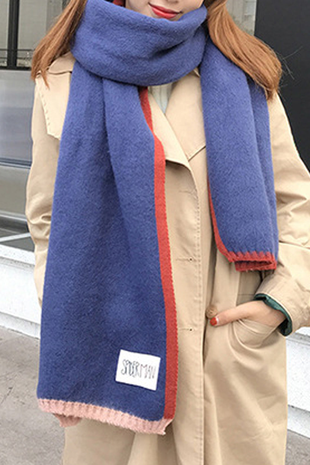 Women Elegant Styled Solid Pattern Comfortable Muffler