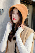 Women Soft Winter Solid Colored Thick Beret Hat