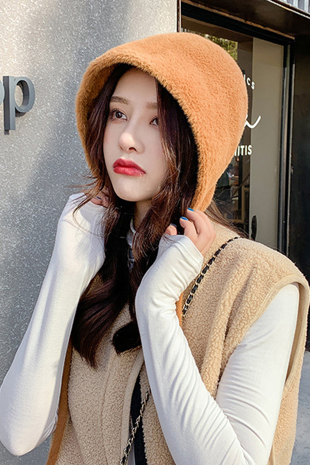 Women Soft Winter Solid Colored Thick Beret Hat