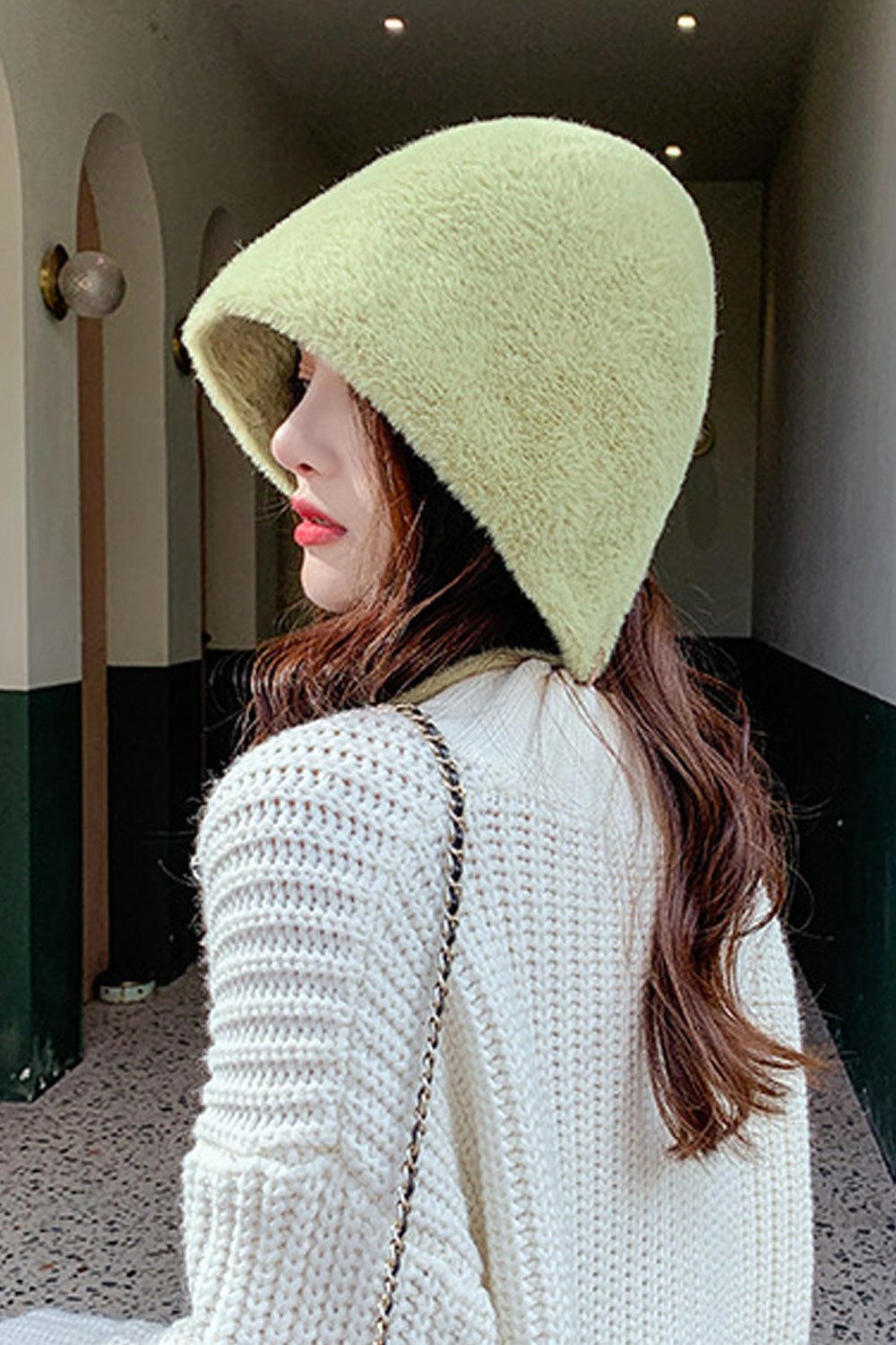 Women Soft Winter Solid Colored Thick Beret Hat
