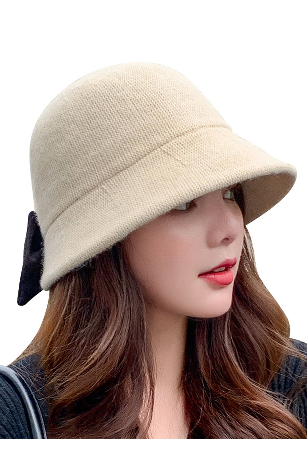 Women Soft Solid Colored Windproof Cozy Beret Hat