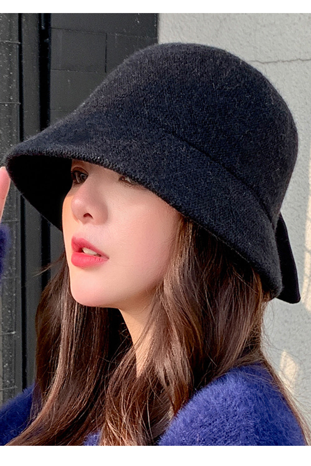 Women Soft Solid Colored Windproof Cozy Beret Hat
