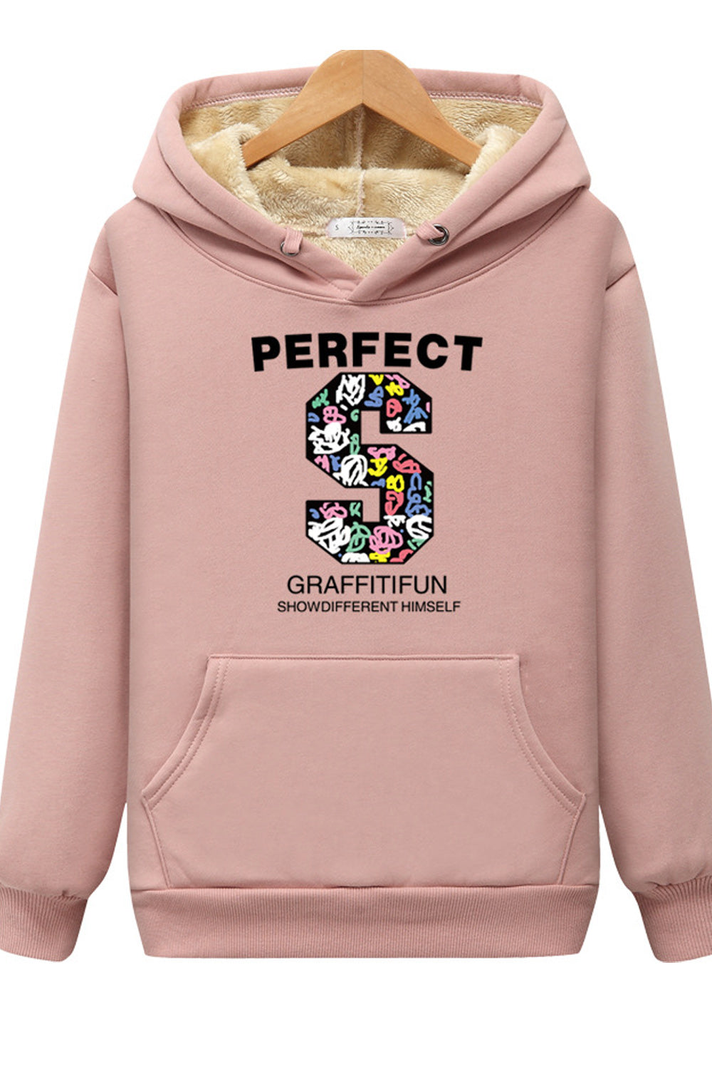 Women Trendy Printed Pattern Long Sleeve Relax Fit Hoodie
