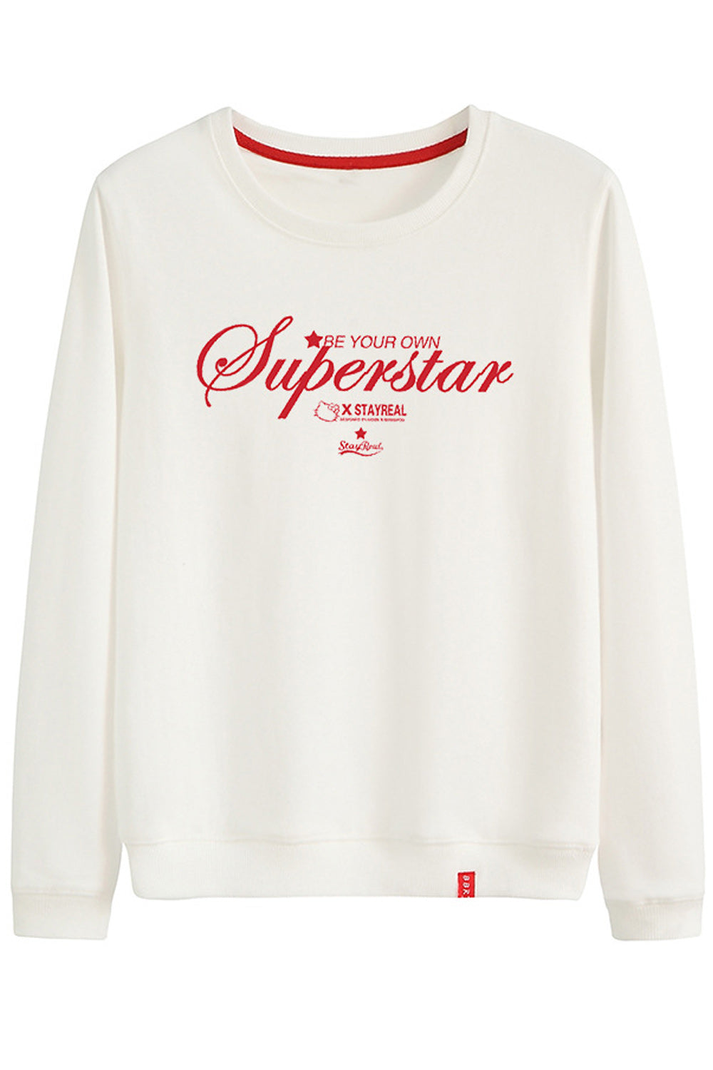Women Letter Pattern Easy Round Neck Long Sleeve Sweatshirt