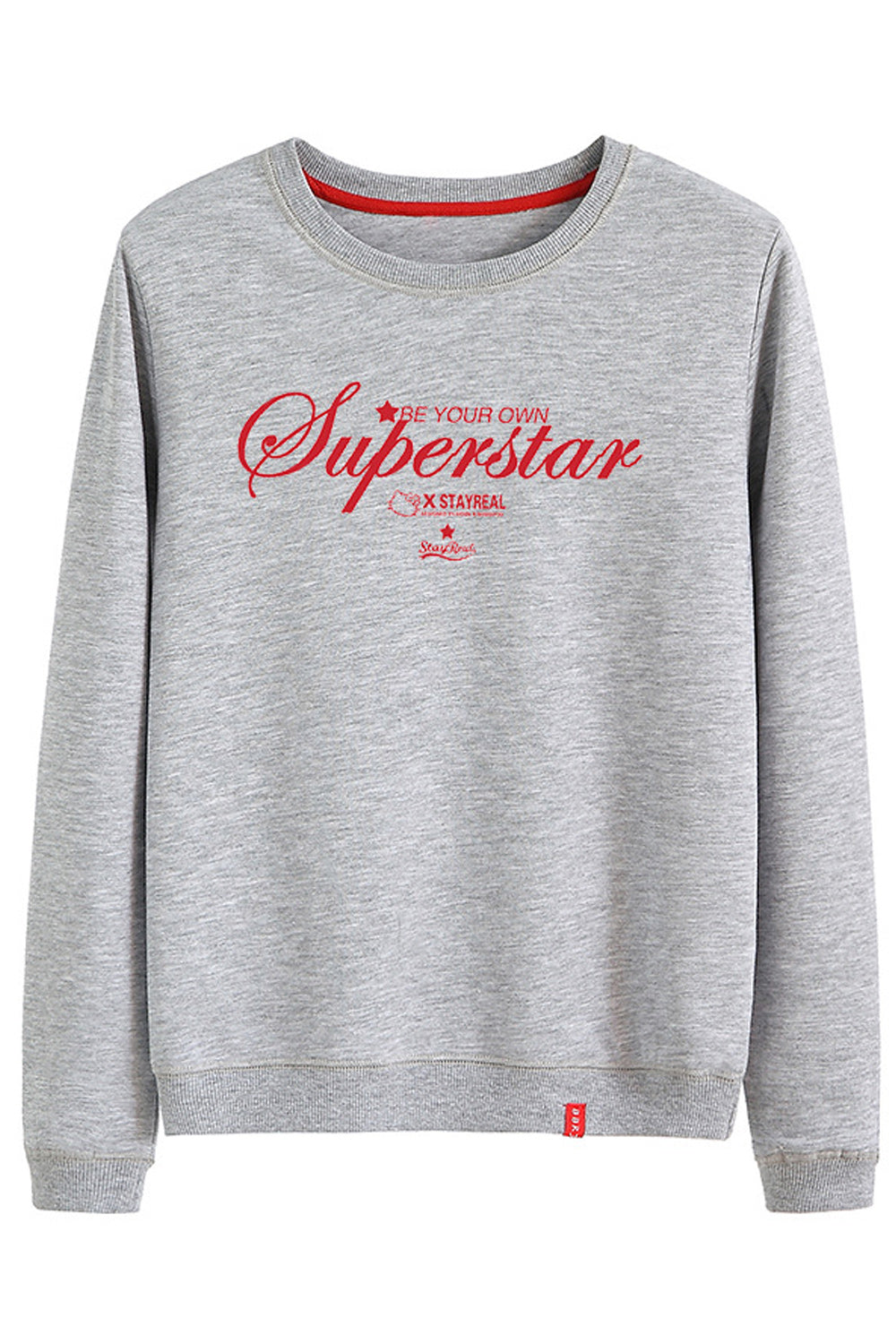 Women Letter Pattern Easy Round Neck Long Sleeve Sweatshirt