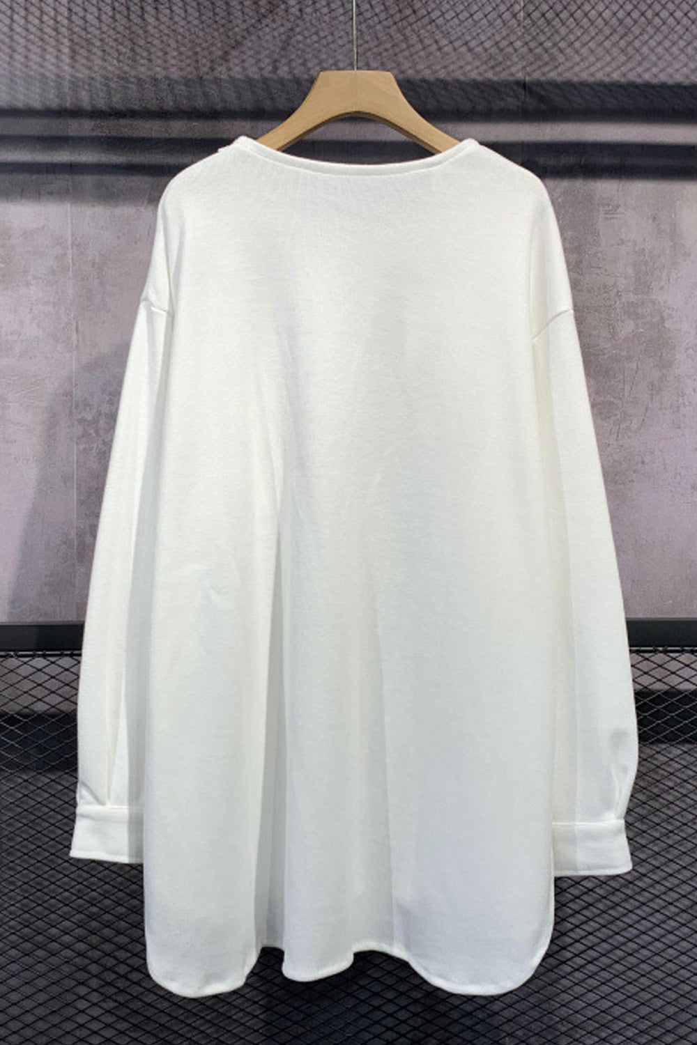 Women Simple Styled Casual Long Sleeve Thick Breathable Sweatshirt