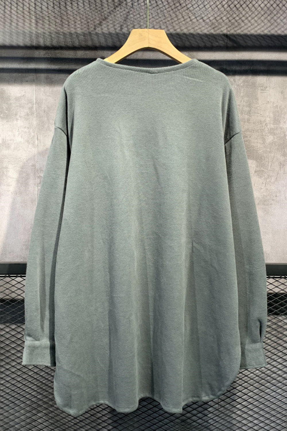 Women Simple Styled Casual Long Sleeve Thick Breathable Sweatshirt