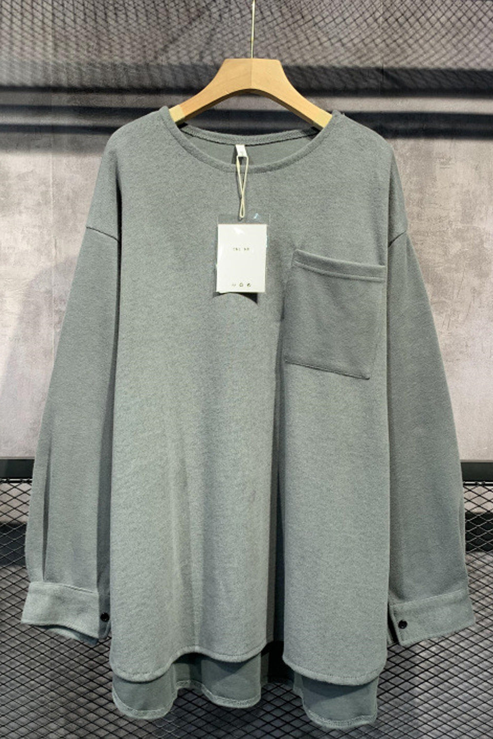 Women Simple Styled Casual Long Sleeve Thick Breathable Sweatshirt