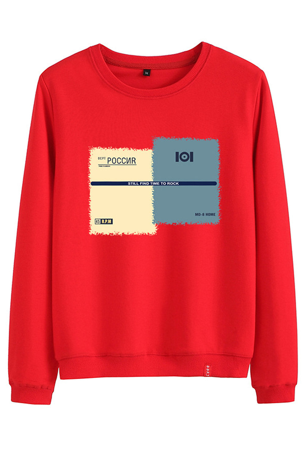 Women Easy Round Neck Breathable Warm Long Sleeve Sweatshirt