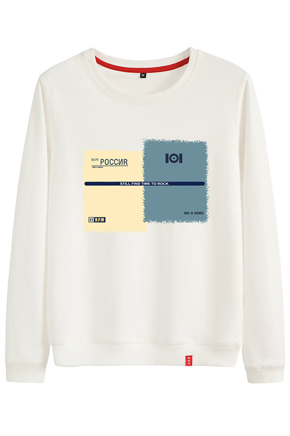 Women Easy Round Neck Breathable Warm Long Sleeve Sweatshirt
