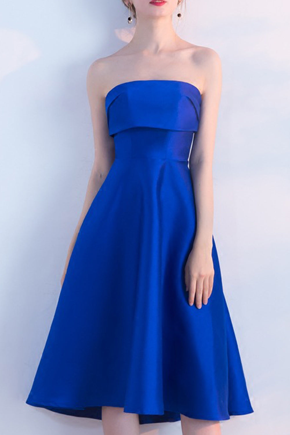 Women Off-Shoulder Solid Colored Elegant Evening Party Dress