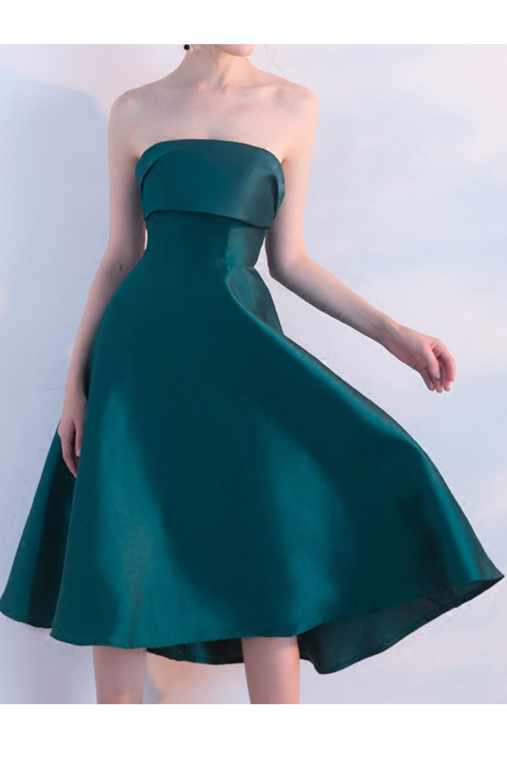 Women Off-Shoulder Solid Colored Elegant Evening Party Dress