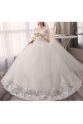 Women Charm Crochet Lace Decorated Wedding Dess