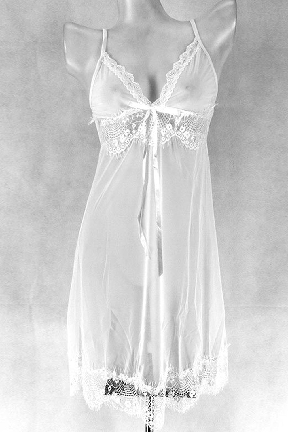 Women Breathable Easy Strap Neck Solid Colored Lingerie