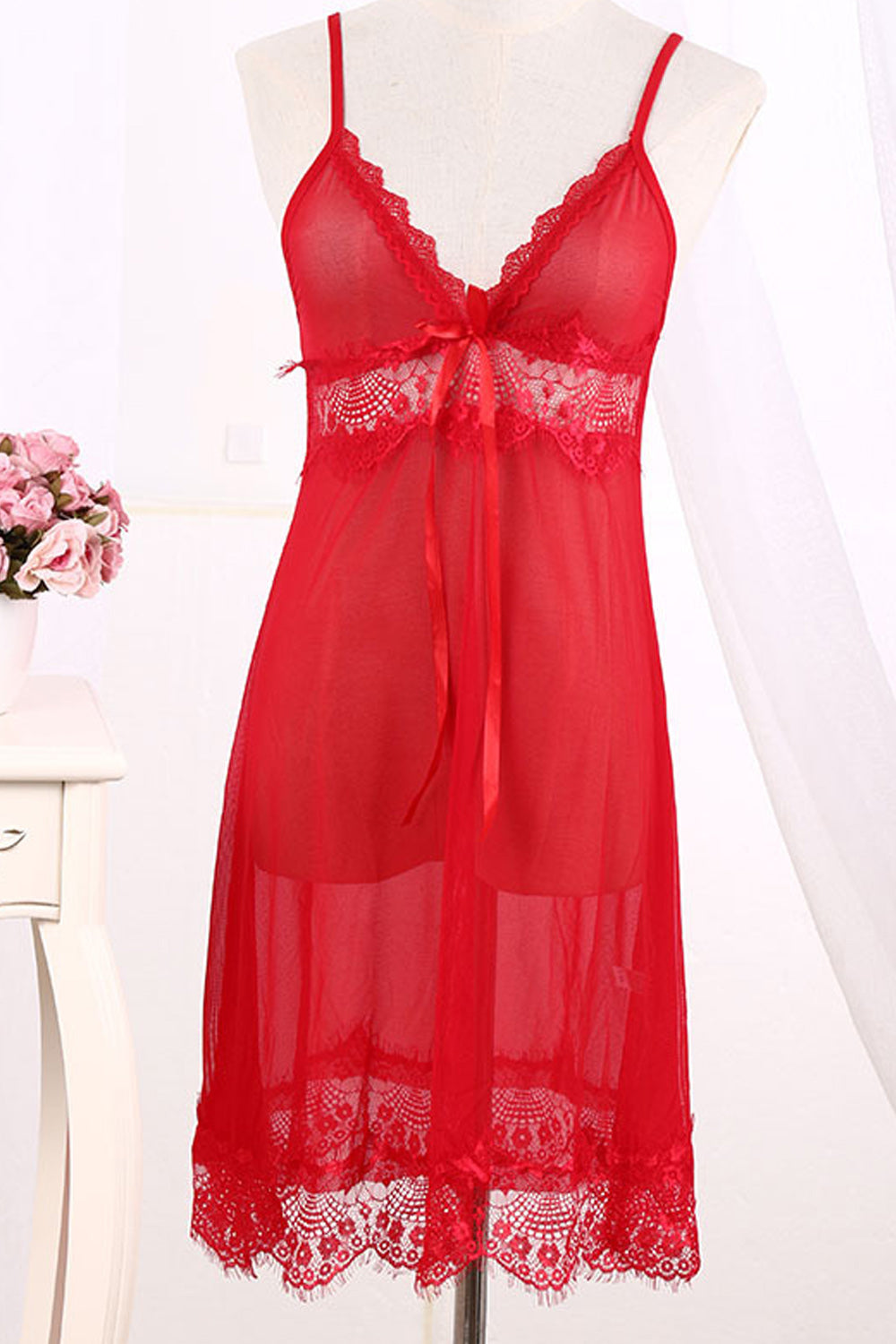 Women Breathable Easy Strap Neck Solid Colored Lingerie