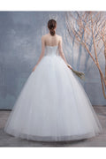 Women Elegant Solid Colored Soft Smooth Off-Shoulder Wedding Dress