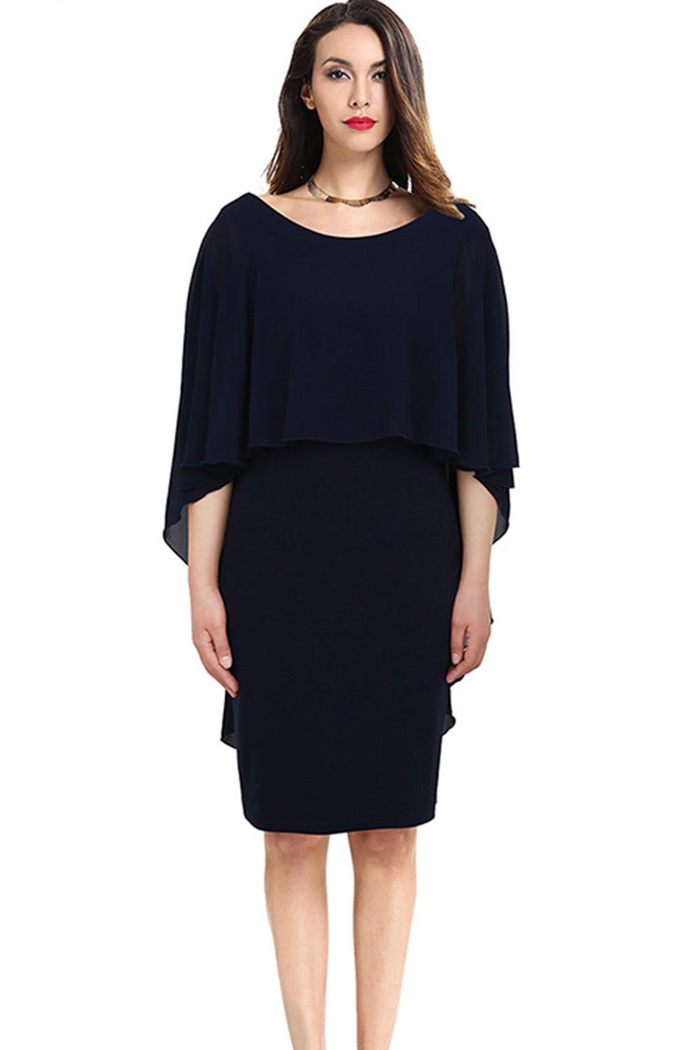 Women Soft Lace Transparent Stylish Sheath Dress