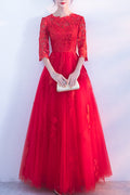 Women Round Neck Sleeveless Trendy Solid Colored Thin Evening Party Dress
