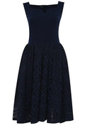 Women Slim Lace Up Skirt Sleeveless Fashion Dress