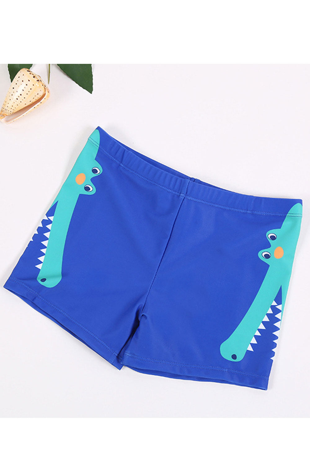 Baby Boys Cartoon Printed Elastic Waist Breathable Swimwear Short