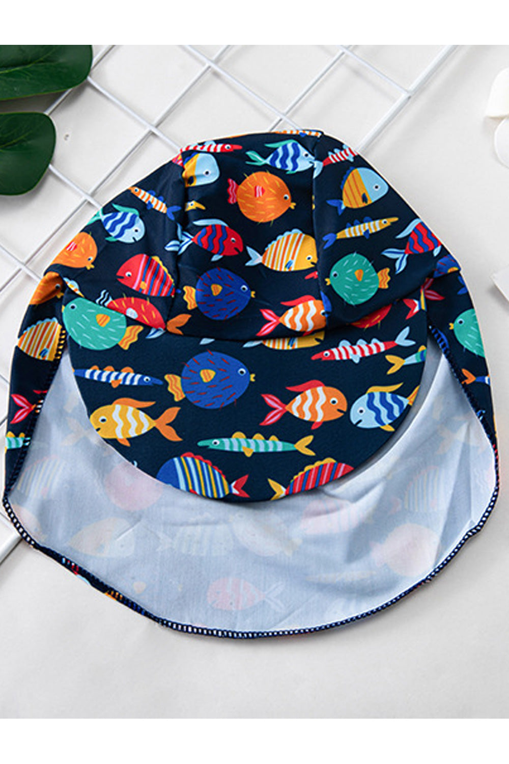 Baby Boys Short Sleeve Fish Printed Beautiful One Piece Elegant Swimwear